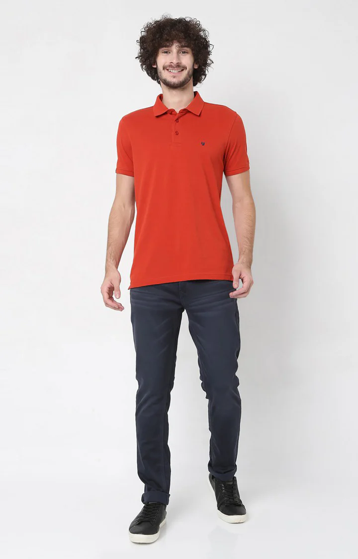 Underjeans T-Shirt Orange Regular Fit - Image 2