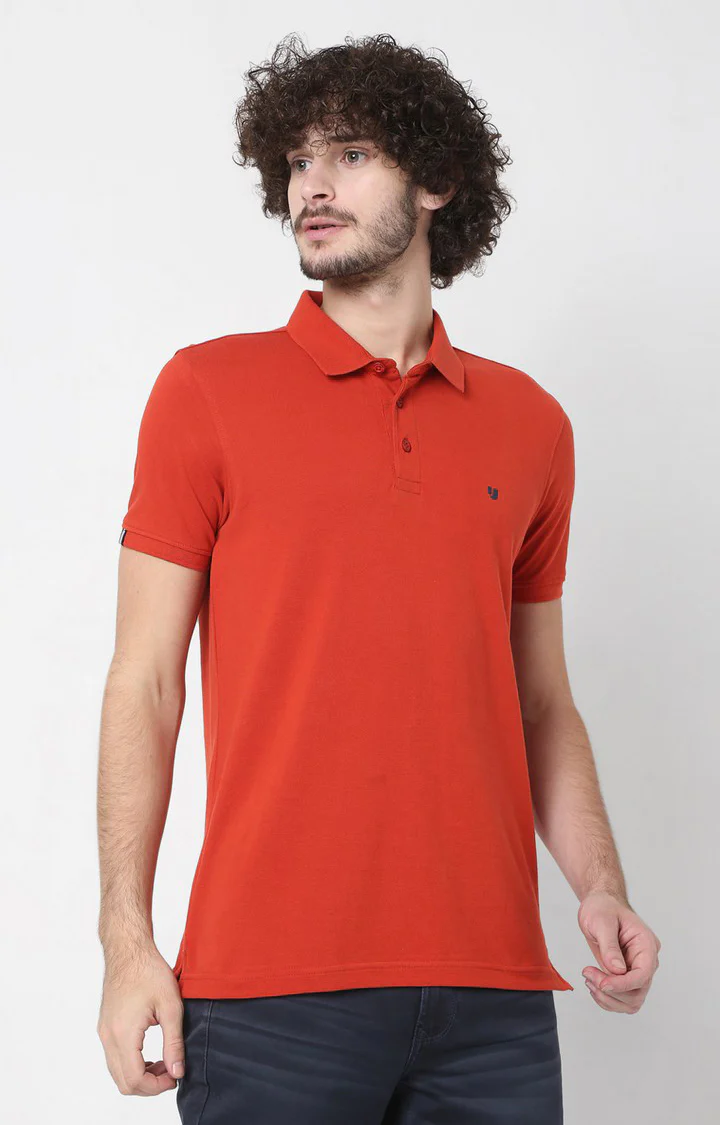 Underjeans T-Shirt Orange Regular Fit - Image 4
