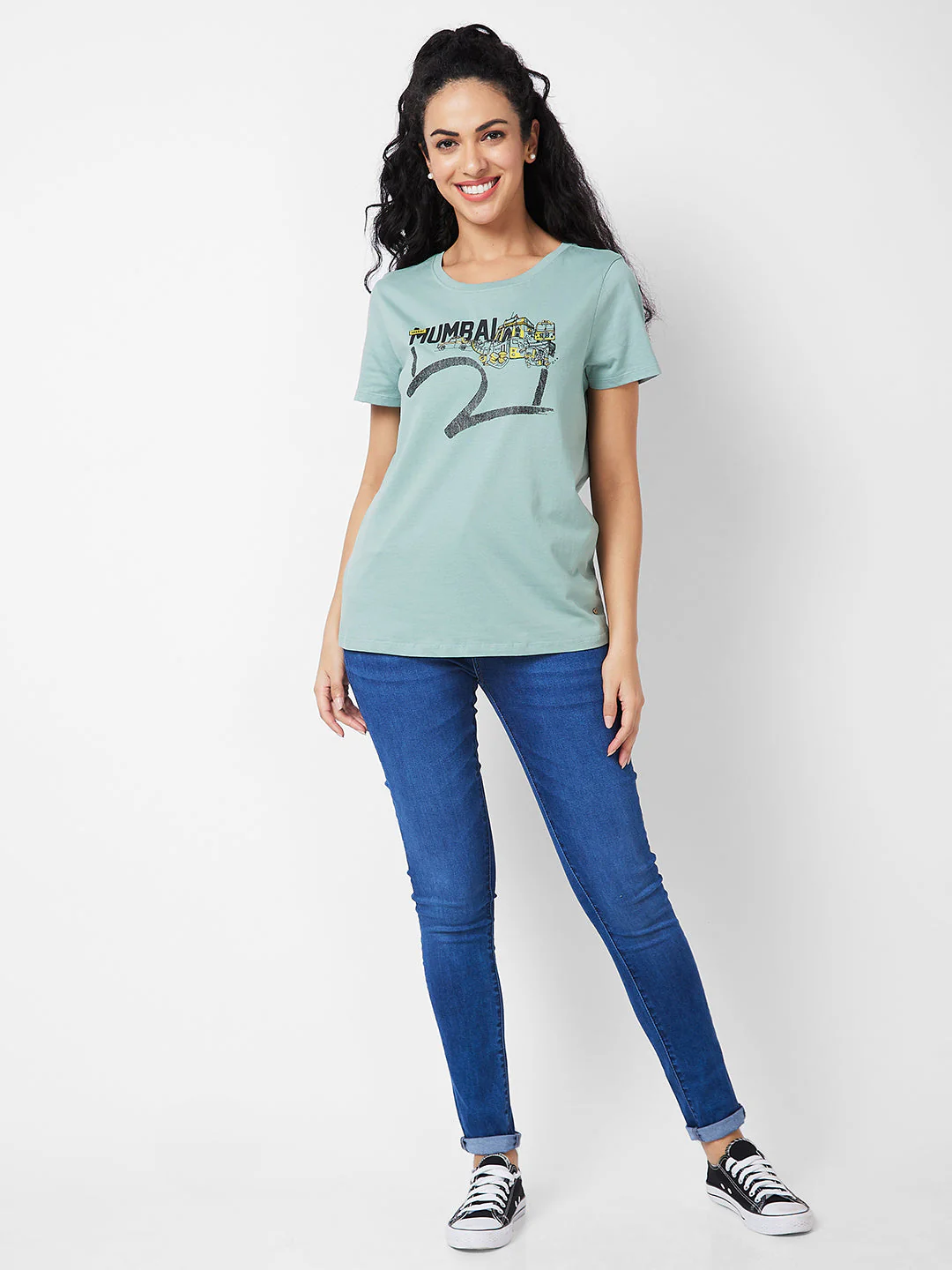 Women Emma Jeans Skinny Fit Blue High Rise - Image 5