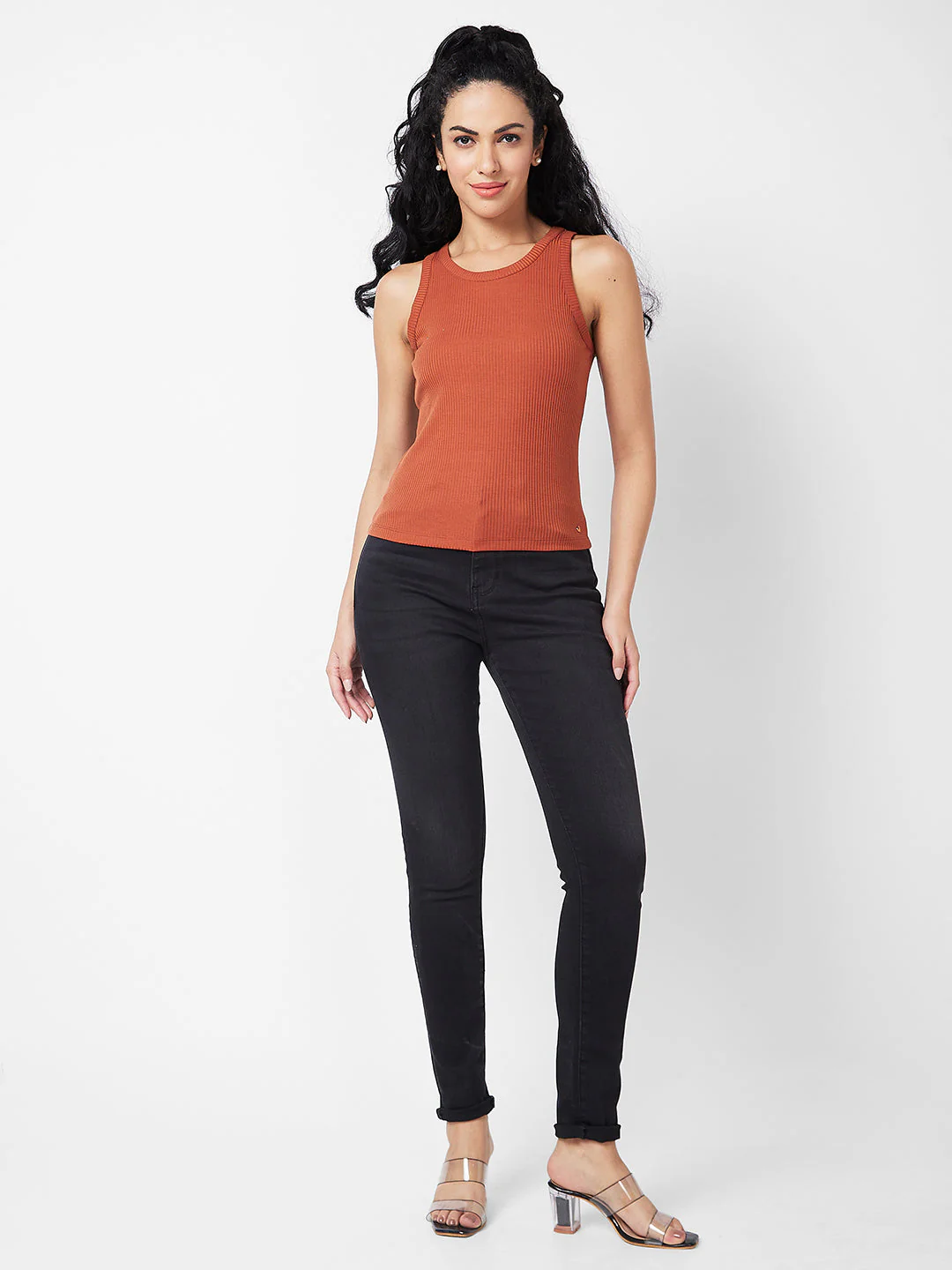 Women Jeans Skinny Fit Black High Rise - Image 5