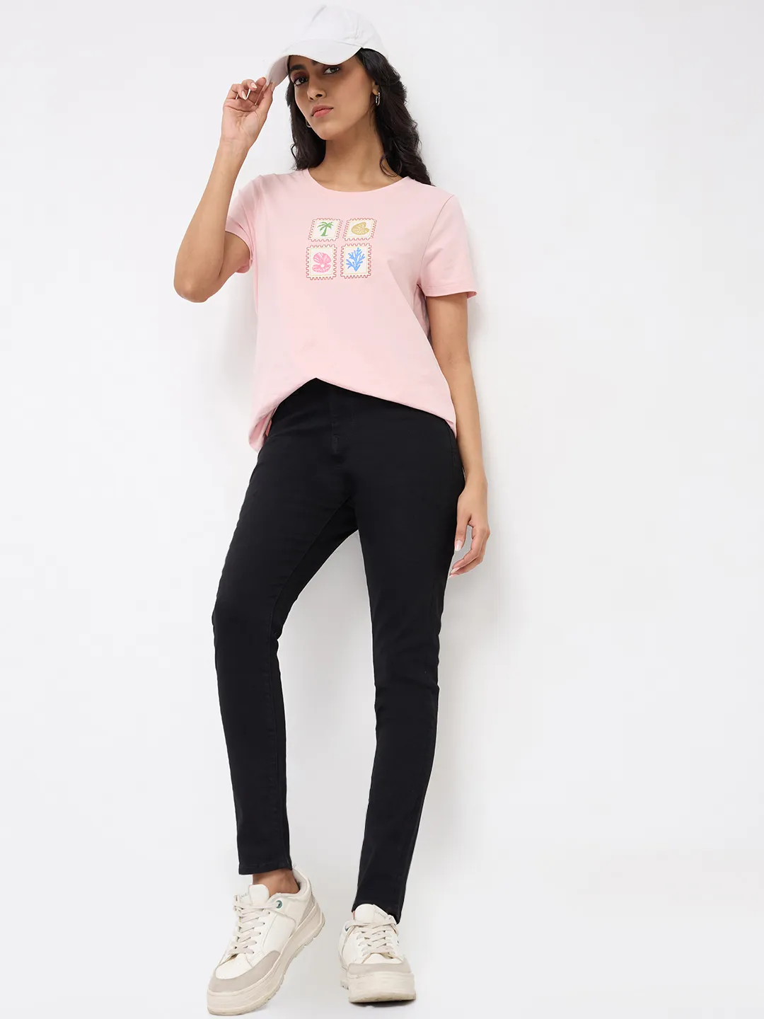Women Alexa Jeans Super Skinny Fit Black High Rise - Image 7