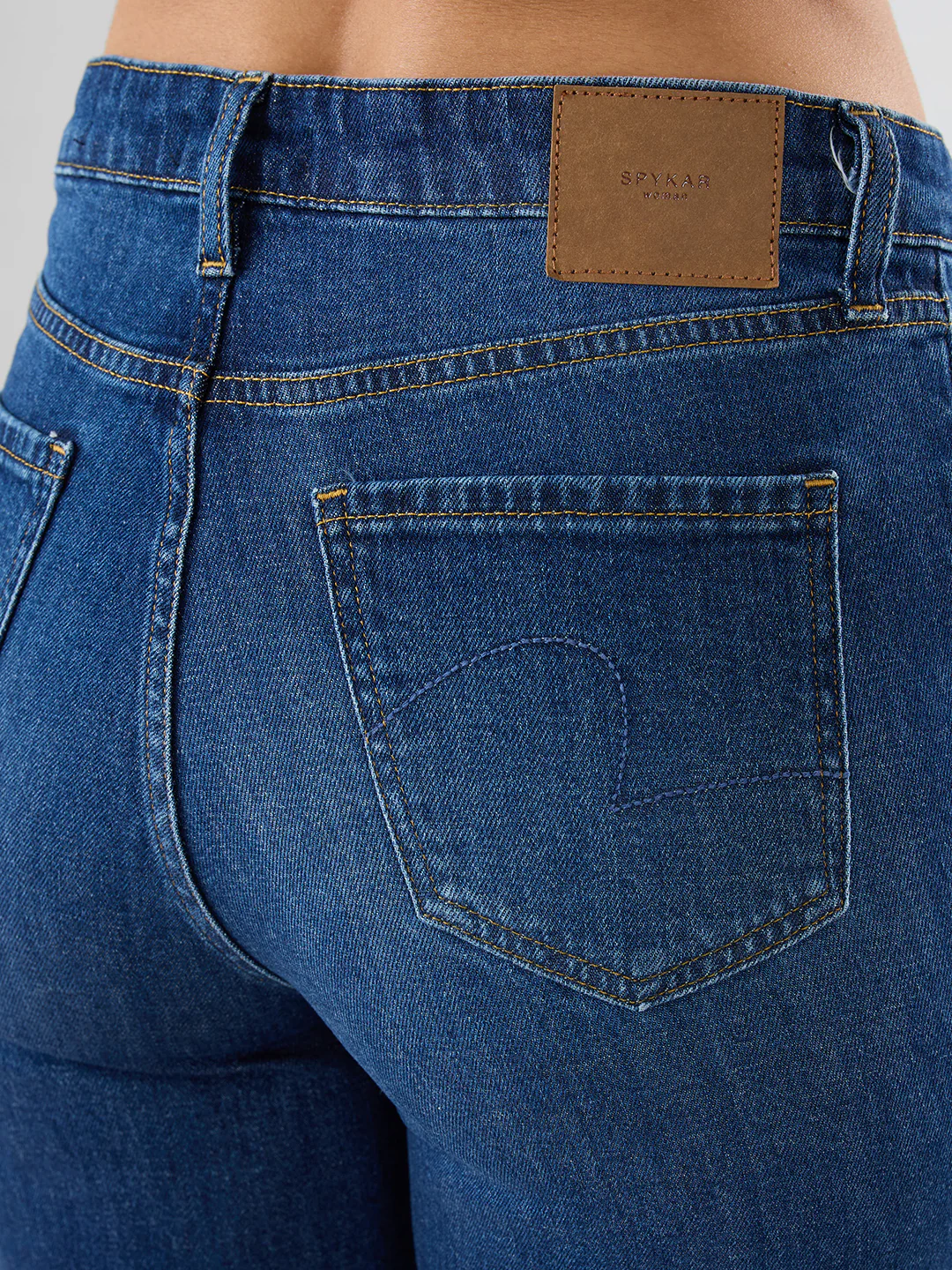 Women Bella-Wide Jeans Wide Leg Dark Blue High Rise - Image 8