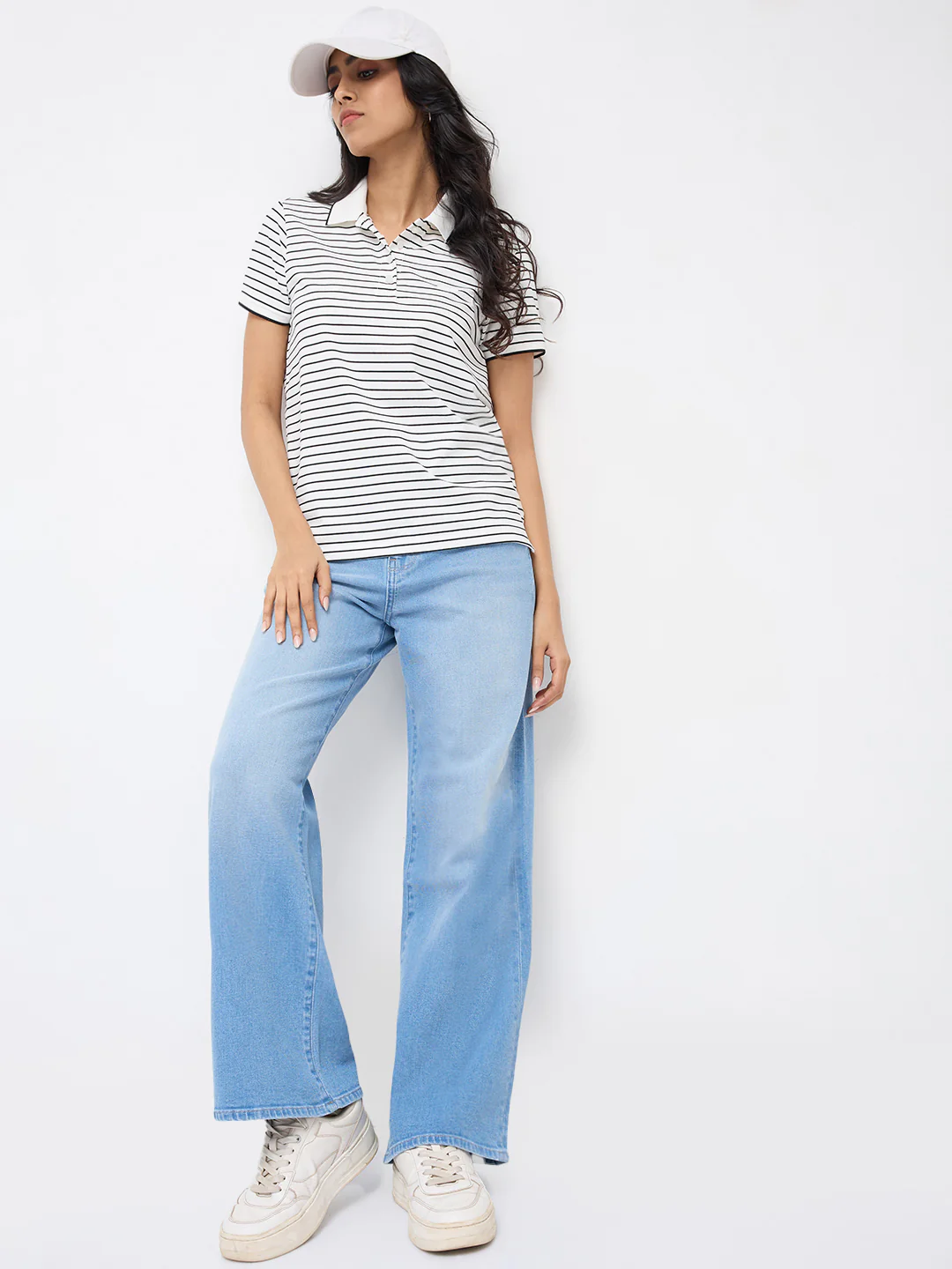 Women Bella-Wide Jeans Wide Leg Light Blue High Rise - Image 7