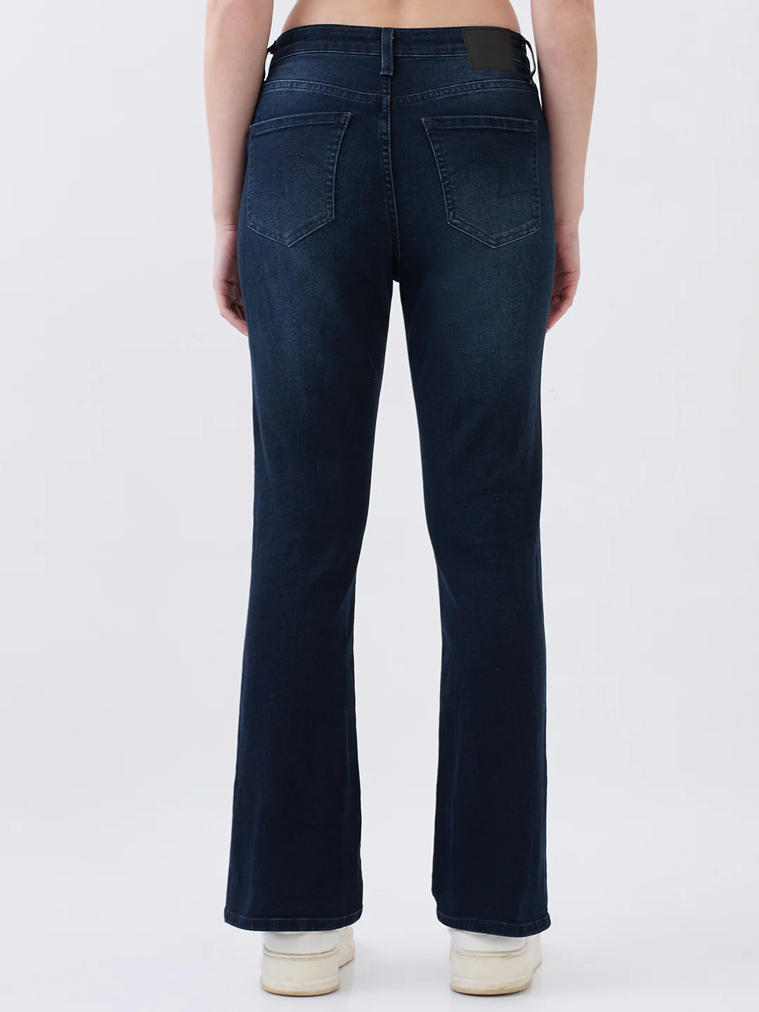 Women Elissa Jeans Boot Cut Fit Blue High Rise - Image 4