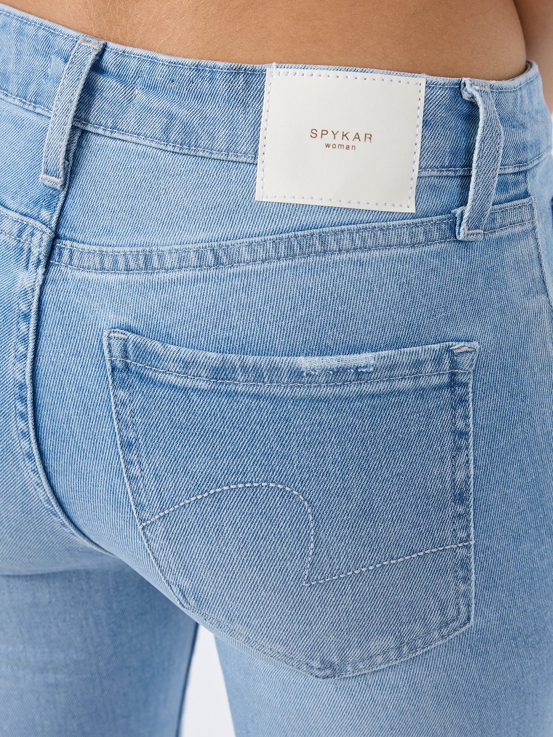 Women Emma Jeans Slim Fit Blue Mid Rise - Image 8