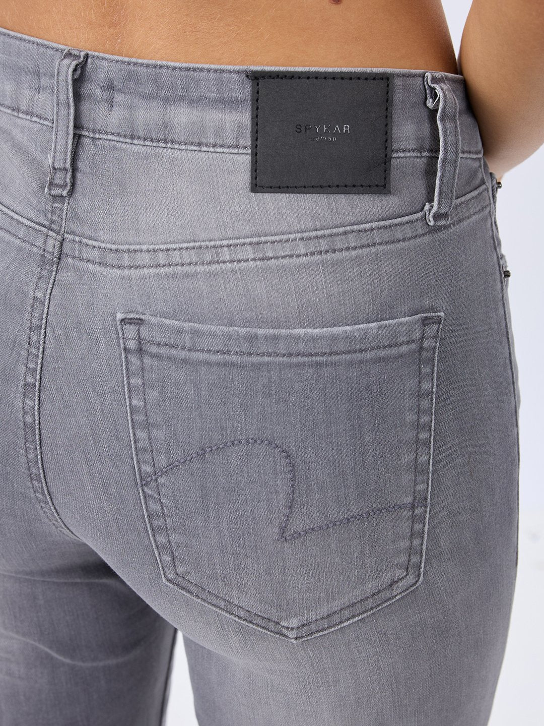 Women Emma Jeans Slim Fit Grey Mid Rise - Image 8