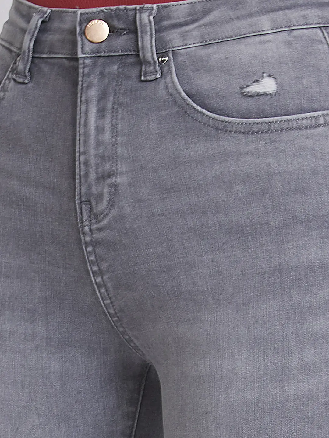 Women Emma Jeans Skinny Fit Grey Regular - Image 5