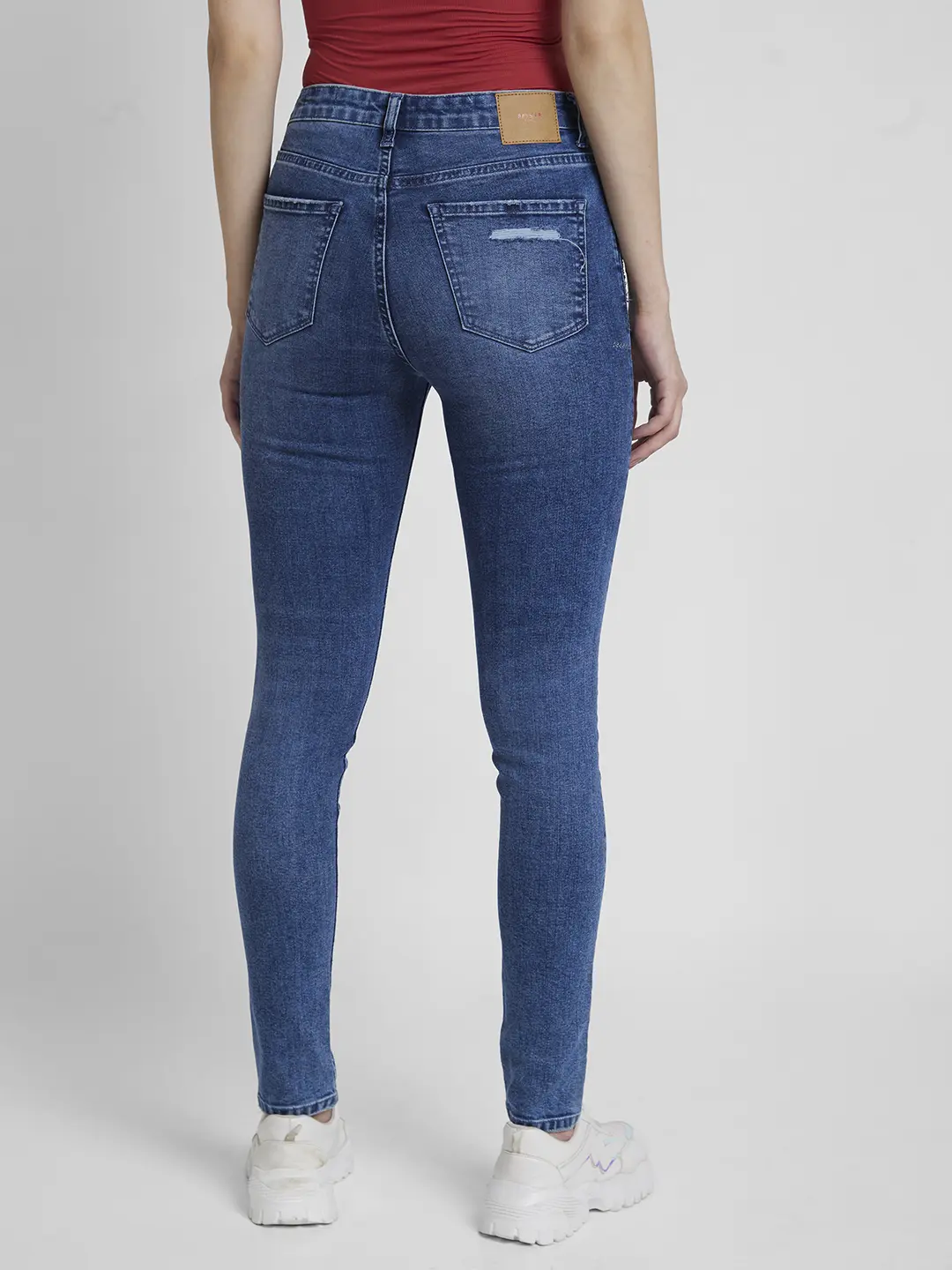 Women Emma Jeans Skinny Fit Blue Regular - Image 3