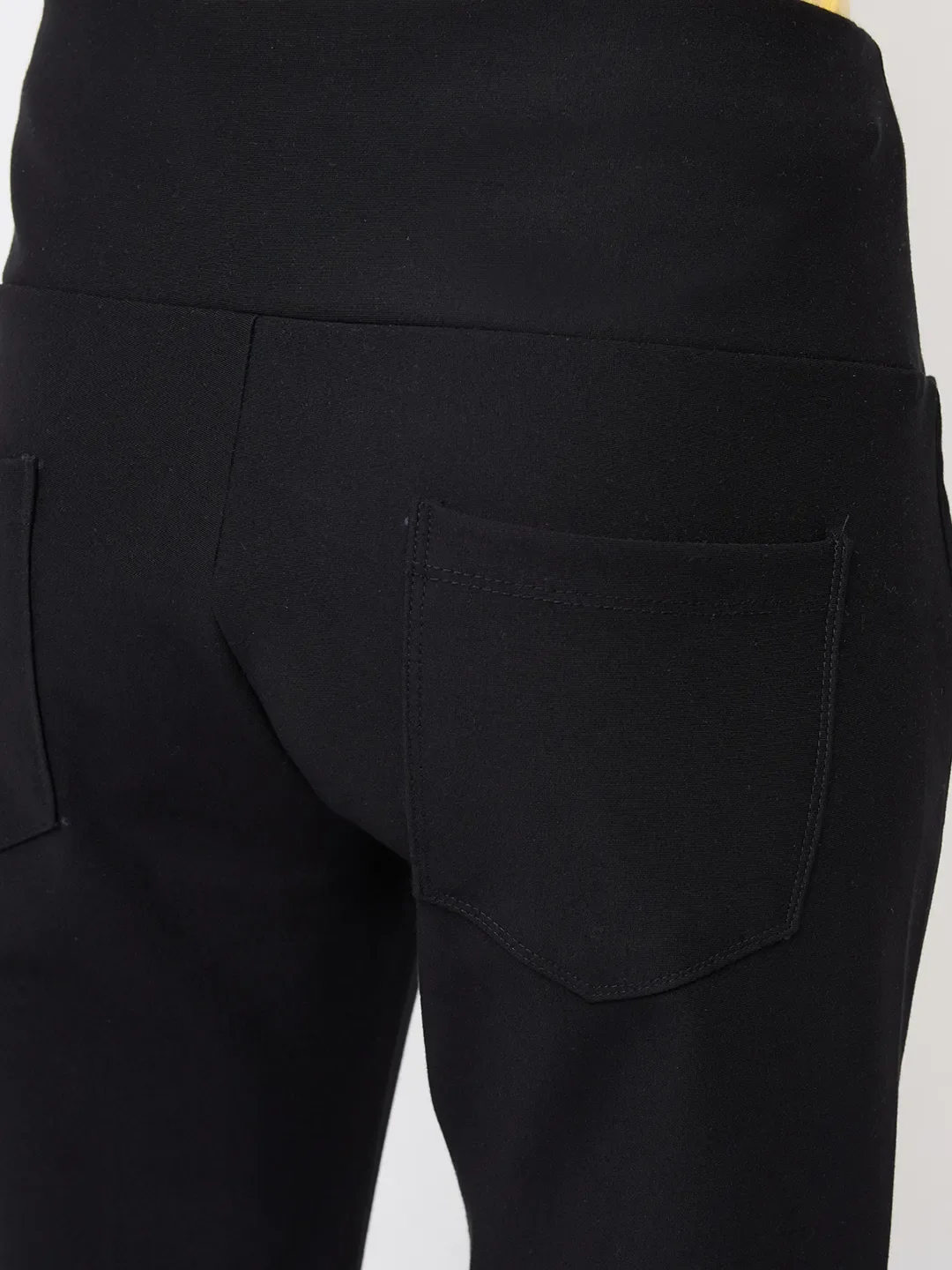 Women Trackpant Boot Cut Fit Black High Rise - Image 8