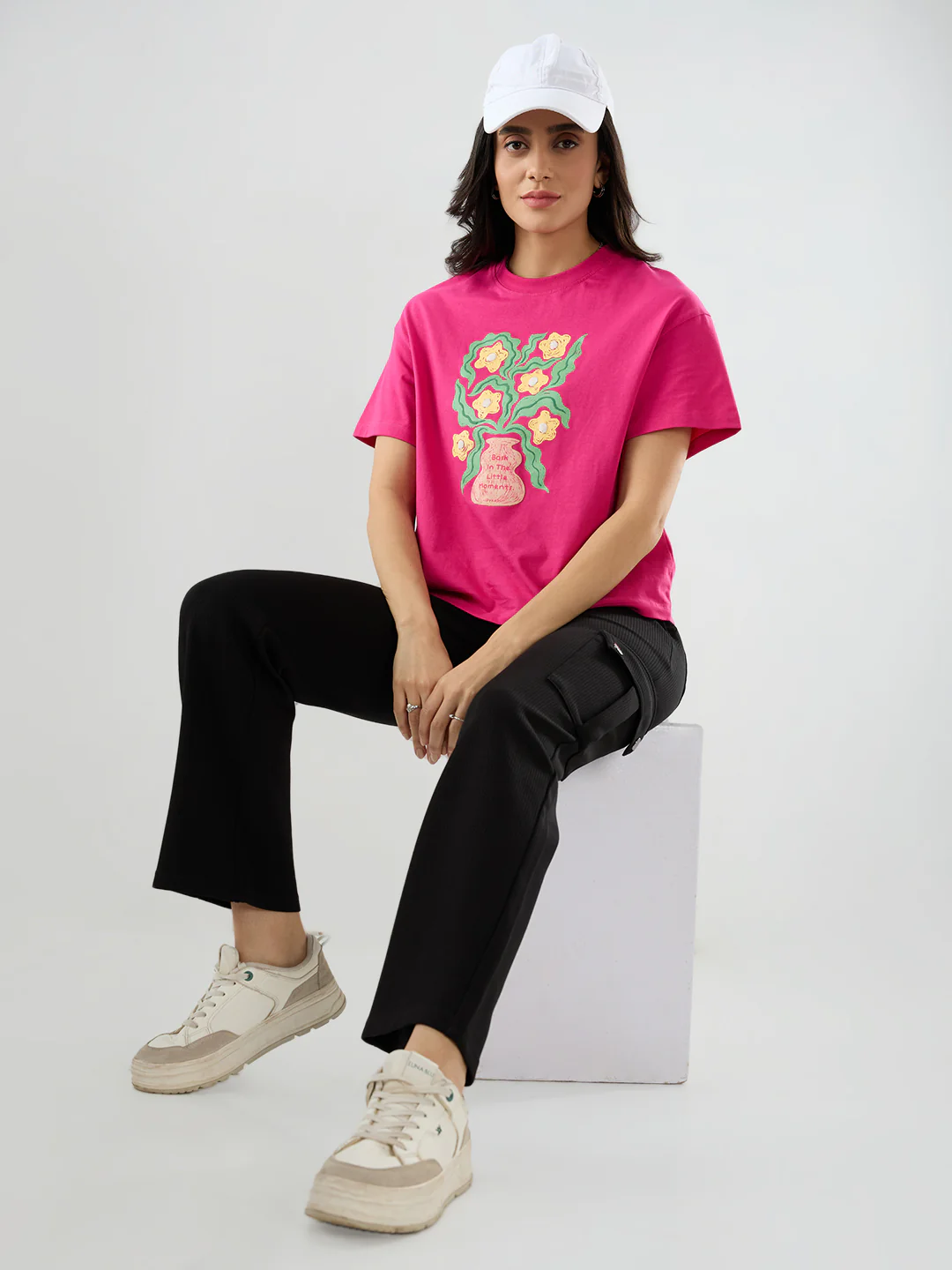 Women Trackpant Straight Fit Black Mid Rise - Image 7