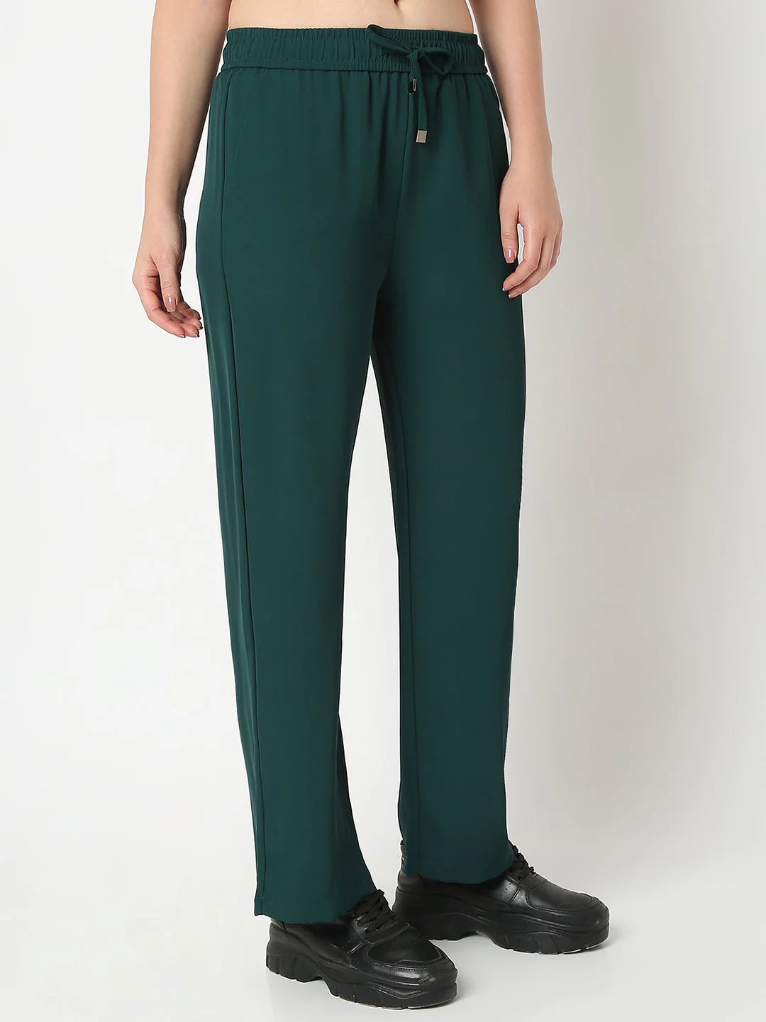 Women Trackpant Wide Leg Green - Image 3