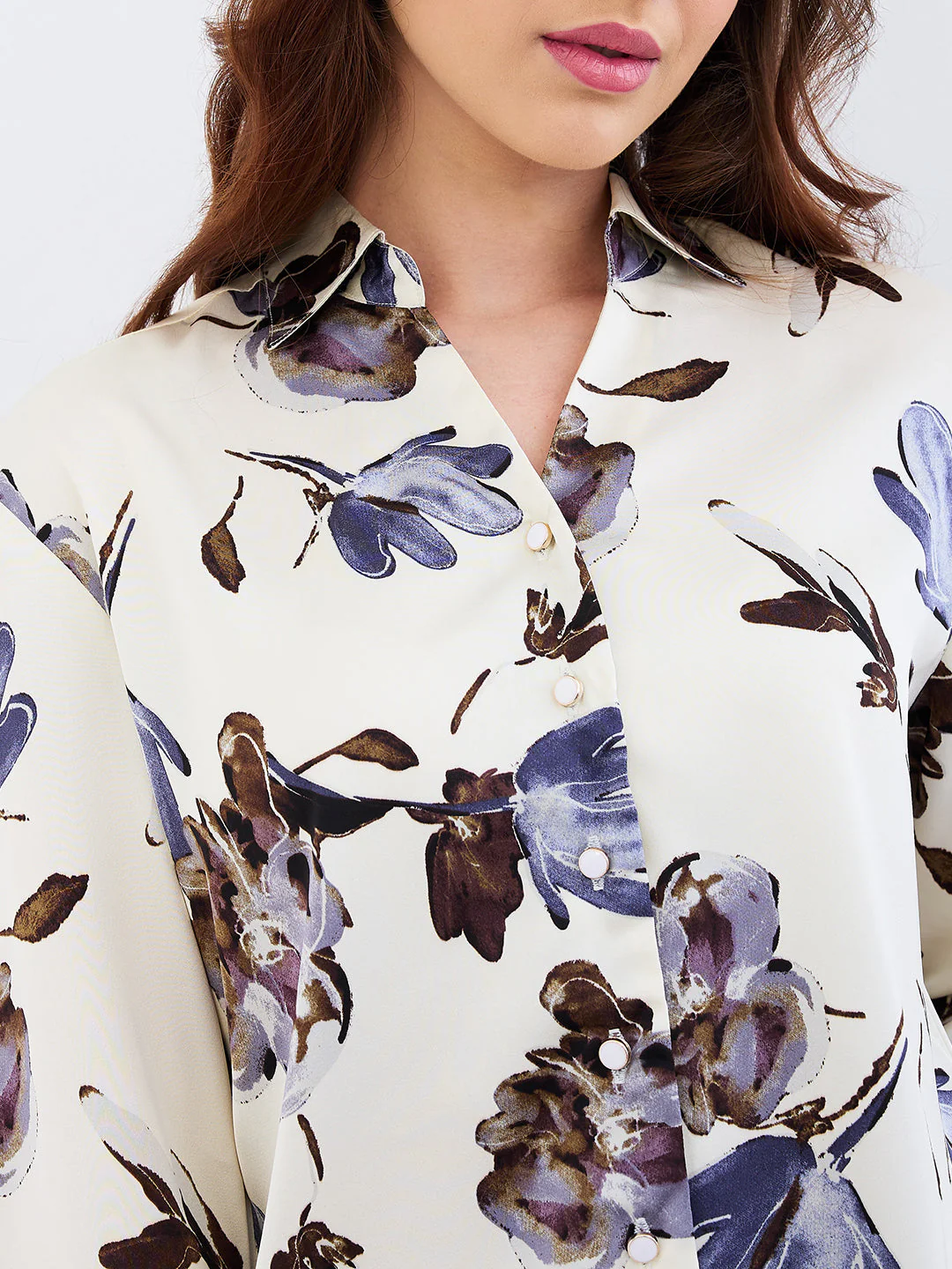 Women Shirt White Regular Fit - Image 6