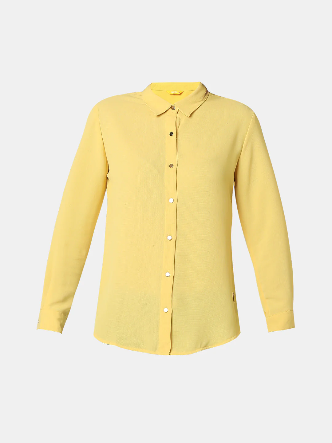 Women Shirt Yellow Regular Fit - Image 7