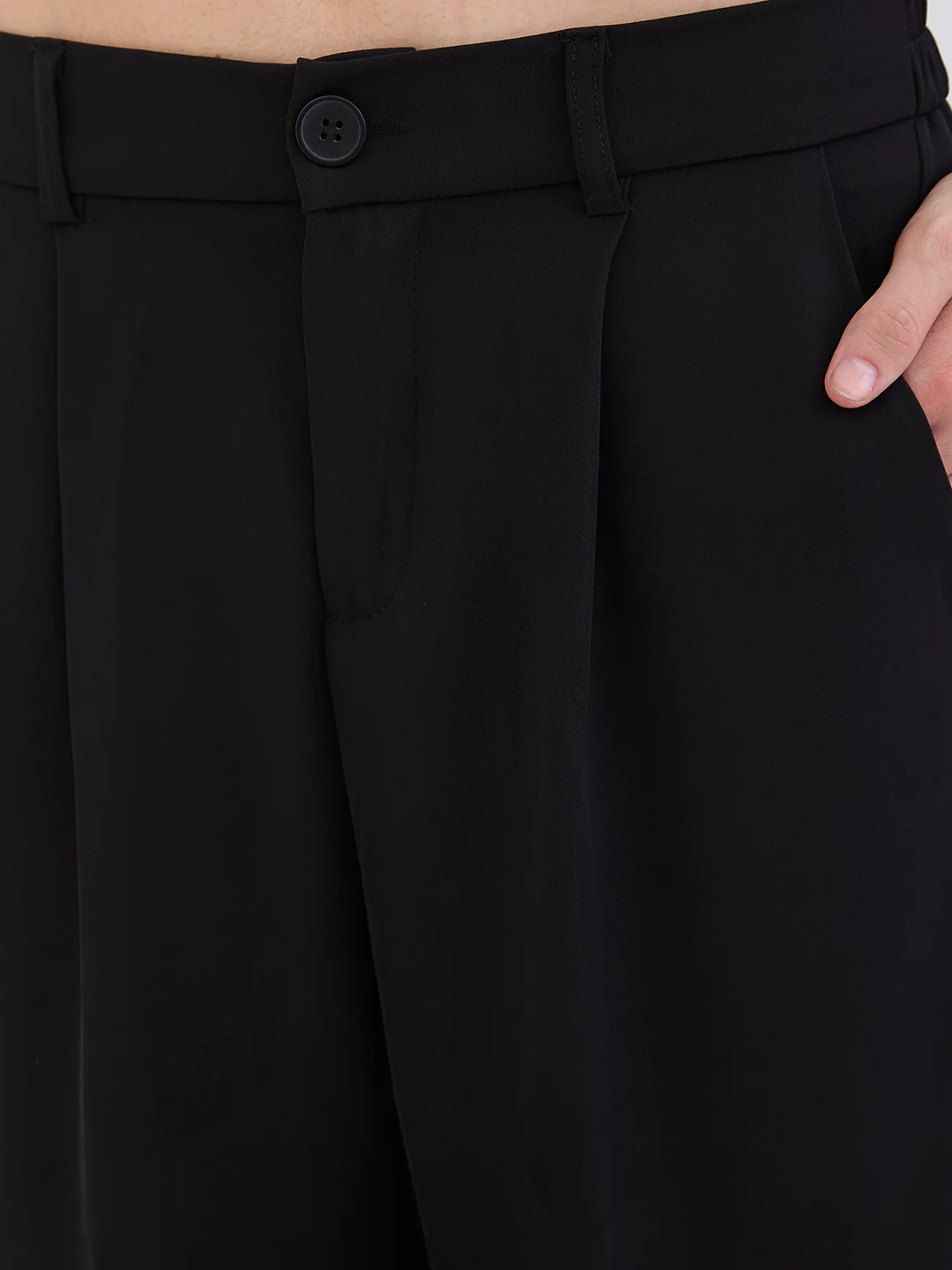 Women Trouser Wide Leg Black High Rise - Image 6